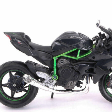 Maisto KAWASAKI NINJA H2 R BLACK/GREEN 1:12