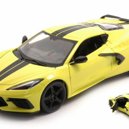 Maisto CHEVROLET CORVETTE C8 2020 LEMON YELLOW 1:24