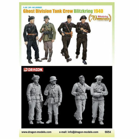 Dragon GHOST DIVISION TANK CREW KIT 1:35