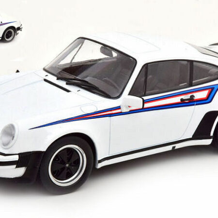 KK Scale PORSCHE 911 (930) TURBO 3.0 1976 WHITE/MARTINI 1:18