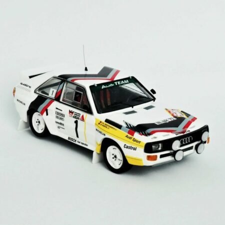 Trofeu AUDI QUATTRO N.1 1st 3 STADTE RALLY 1984 ROHRL-/GEIST.SATURDAY VERS.1:43