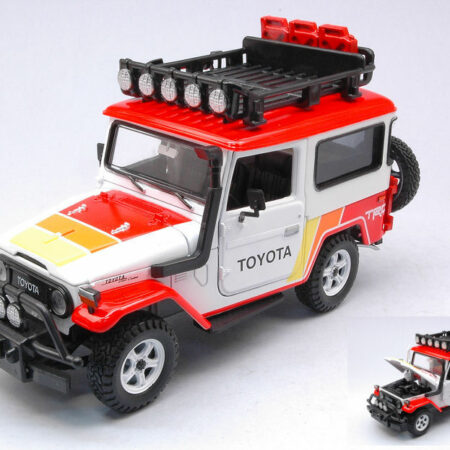 MotorMax TOYOTA FJ40 LAND CRISER 1974 HARD TOP W/ROOF RACK TOYOTA 1:24