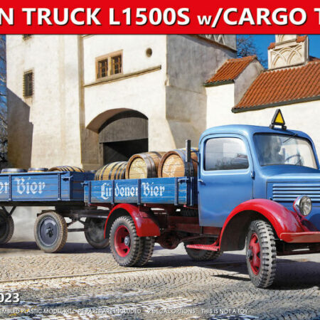 Miniart GERMAN TRUCK L1500S W/CARGO TRAILER KIT 1:35