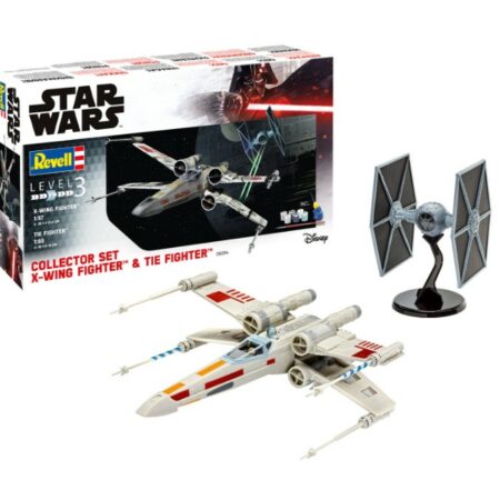 Revell STAR WARS COLLECTOR SET X-WING FIGHTER & TIE FIGHTER KIT 1:57 - 1:65