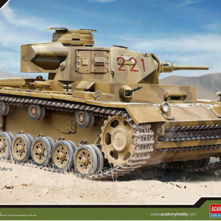 Academy GERMAN PANZER III AUSF.J NORTH AFRICA KIT 1:35