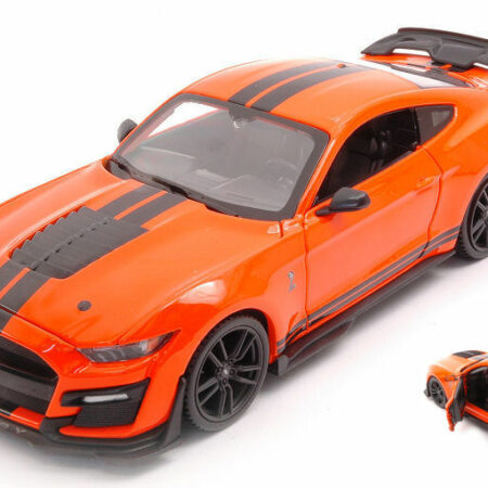 Maisto FORD MUSTANG SHELBY GT500 2020 ORANGE 1:24