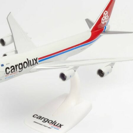 Herpa BOEING 747-8F CARGOLUX "NOT WITHOUT MY MASK 1:250