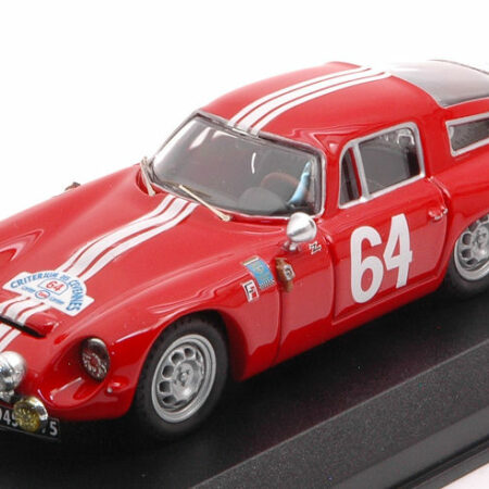 Best Model ALFA ROMEO TZ1 N.64 WINNER CRITERIUM CEVENNES 1964 ROLLAND-AUGIAS 1:43