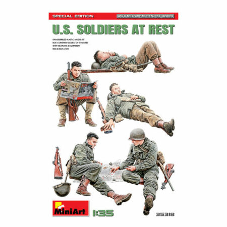 Miniart U.S.SOLDIERS AT REST.SPECIAL EDITION KIT 1:35