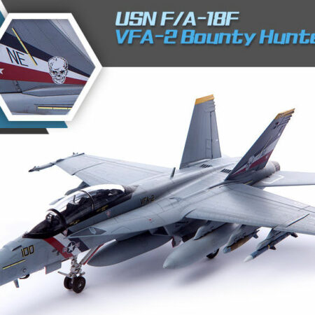 Academy USN F/A-18F VFA-2 BOUNTY HUNTERS KIT 1:72