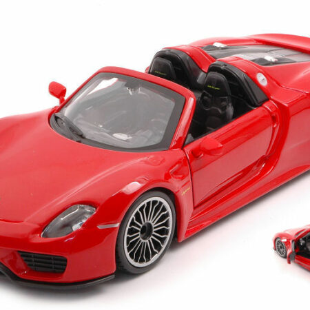 Burago PORSCHE 918 SPYDER 2015 RED 1:24