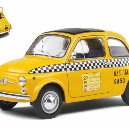 Solido FIAT 500 1965 TAXI NYC 1:18