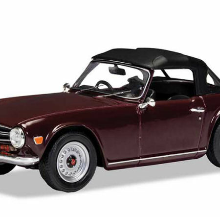 Vanguards TRIUMPH TR6 DAMSON CABRIO AMARANT 1:43