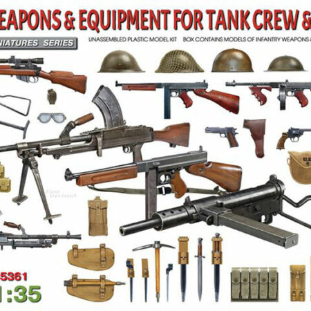 Miniart BRITISH WEAPONS & EQUIP.FOR TANK CREW & INFANTRY KIT 1:35