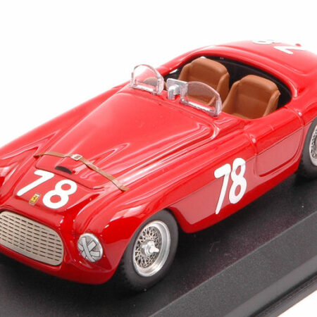 Art Model FERRARI 166 MM BARCHETTA N.78 2nd COPPA D'ORO DI SICILIA P.MARZOTTO 1:43