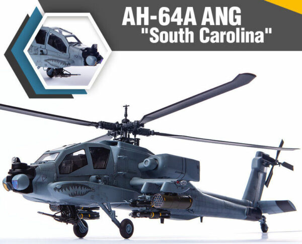 Academy ELICOTTERO AH-64A ANG SOUTH CAROLINA KIT 1:35