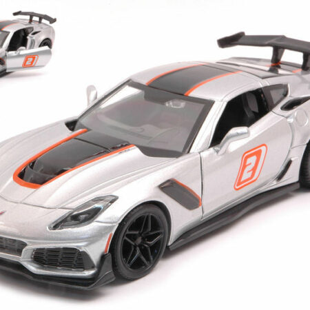 MotorMax CORVETTE ZR1 N.2 RACING GREY 1:24