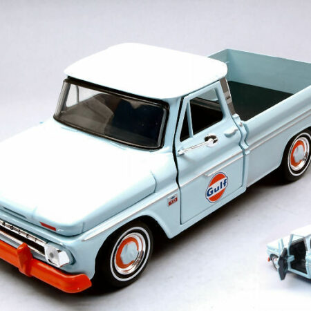 MotorMax CHEVROLET C10 FLEETSIDE PICK UP 1966 GULF 1:24