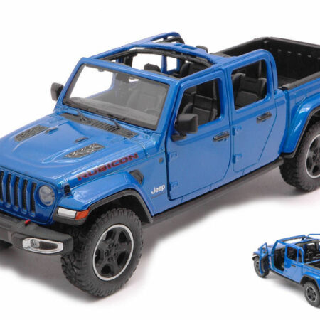 MotorMax JEEP GLADIATOR RUBICON OPEN TOP BLUE 1:24