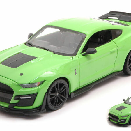 Maisto FORD MUSTANG SHELBY GT500 2020 LIGHT GREEN 1:24