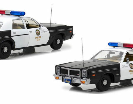 Greenlight DODGE MONACO 1977 "TERMINATOR" W/T-1000 FIGURE 1984 1:18