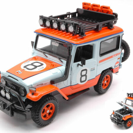 MotorMax TOYOTA FJ40 HARD TOP 1974 W/ROOF RACK GULF 1:24