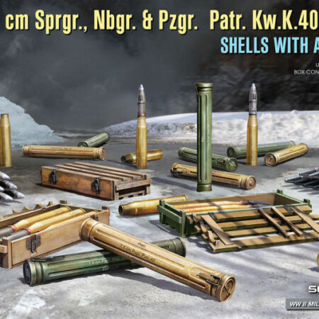 Miniart Kw.K.40 SHELLS WITH AMMO BOXES KIT 1:35