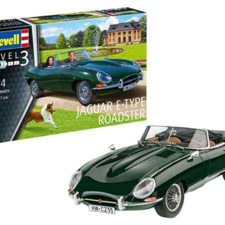 Revell JAGUAR E-TYPE ROADSTER KIT 1:24