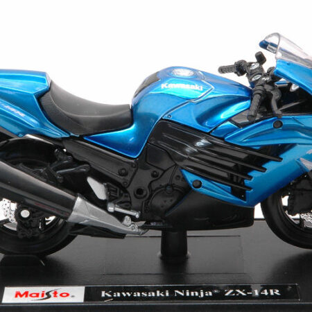 Maisto KAWASAKI NINJA ZX-14R METALLIC BLUE 1:18