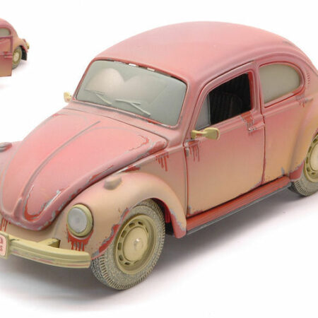 Maisto VW BEETLE "OLD FRIEND" DIRTY VERSION RED 1:24