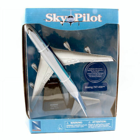 New Ray SKYPILOT PASSENGERS PLANES BOEING 747-400 cm 24 SCALA 1:270