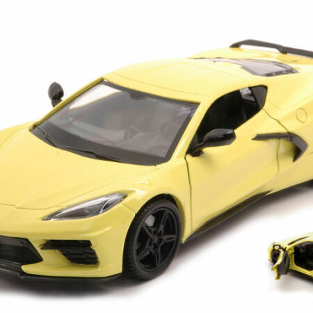 MotorMax CORVETTE STINGRAY 2020 YELLOW 1:24