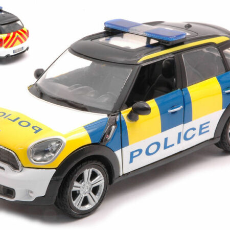 MotorMax MINI COOPER S COUNTRYMAN UK POLICE 1:24