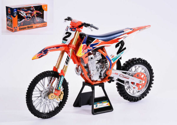 New Ray RED BULL KTM 450 SX-F N.2 FACTORY RACING TEAM COOPER WEBB 2019 1:6