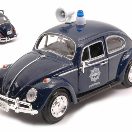 MotorMax VW BEETLE POLITIE DARK BLUE 1:24