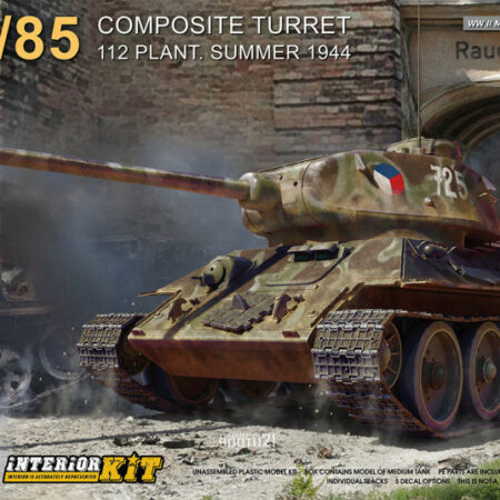 Miniart T-34-85 COMPOSITE TURRET 112 Plant.SUMMER 1944 INTERIOR KIT 1:35