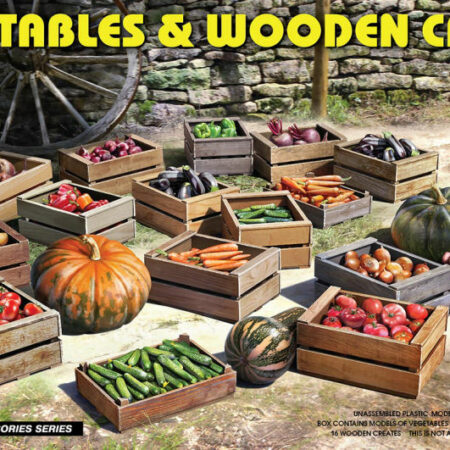 Miniart VEGETABLES & WOODEN CRATES KIT 1:35