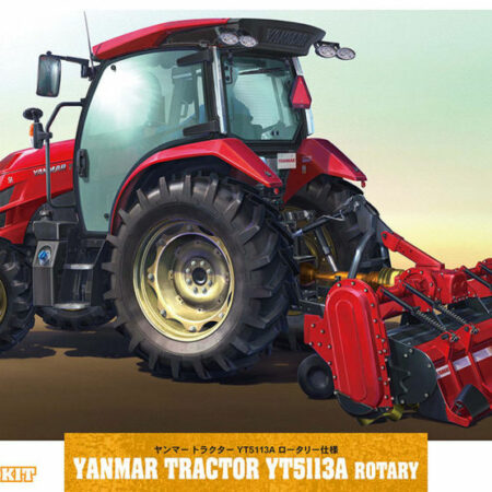 Hasegawa YANMAR TRACTOR YT5113A ROTARY KIT 1:35