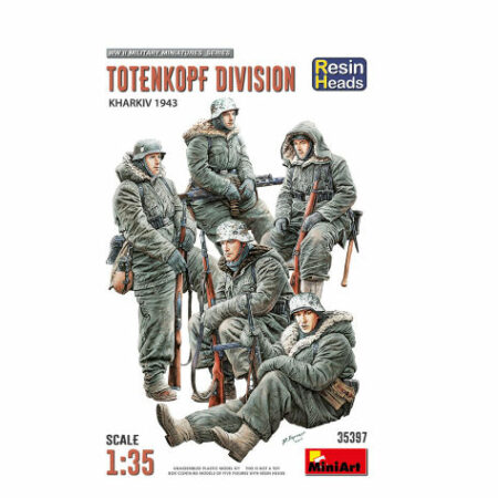 Miniart TOTENKOPF DIVISION KHARKOV 1943 RESIN HEADS KIT 1:35