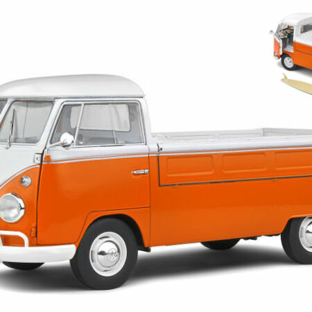 Solido VW T1 PICK UP 1950 ORANGE/WHITE 1:18