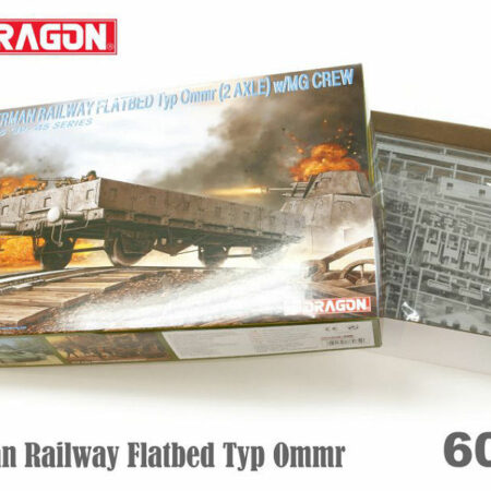 Dragon GERMAN RAILW.FLATBED OMMR + MG CREW KIT 1:35