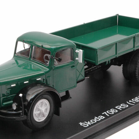 Premium Classixxs SKODA 706 RS FLATBEDED DARK GREEN/BLACK 1:43