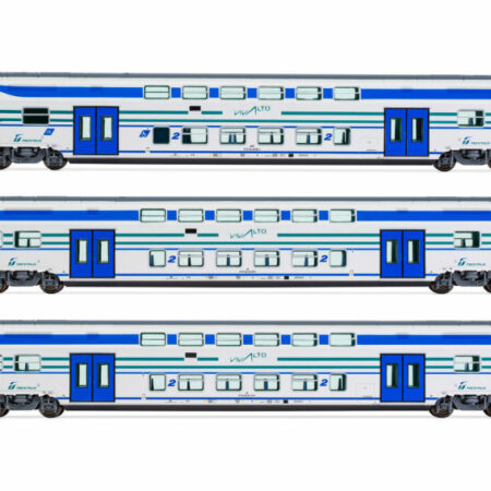 Lima FS TRENITALIA 1 LOCOMOTIVA + 2 CARROZZE INTERMEDIE 1:87