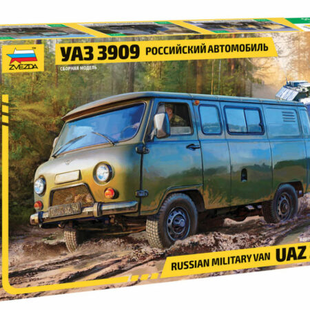 Zvezda UAZ 3909 RUSSIAN MILITARY VAN KIT 1:35