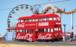 Corgi COCA COLA DOUBLE DECKER TRAM 1:76