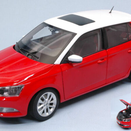 Abrex SKODA FABIA III 2015 RED 1:18