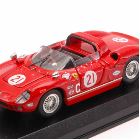 Art Model FERRARI 330 P N.21 10th 500 MIL.ROAD AMER.1967 W.COOPER-D.DREXLER 1:43