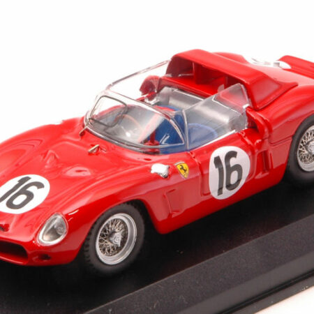 Art Model FERRARI 268 DINO SP N.16 LM TEST 1962 RODRIGUEZ-BANDINI-PARKES-GENDEBIEN