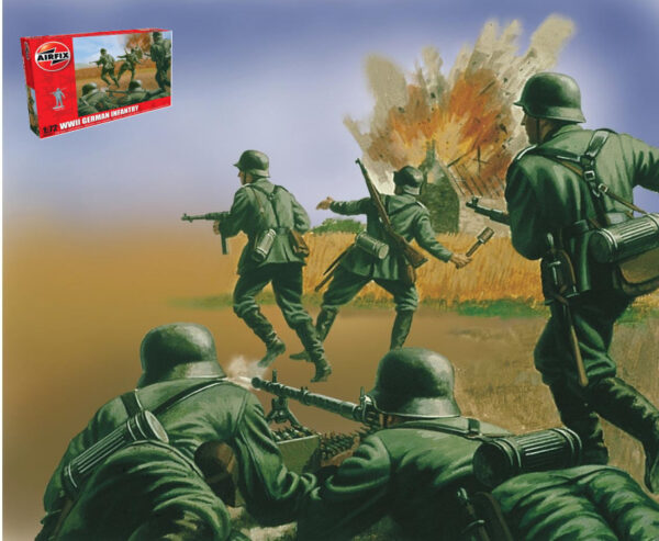 Airfix WWII GERMAN INFANTRY KIT 1:72