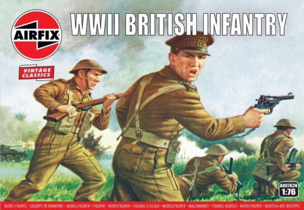 Airfix WWII BRITISH INFANTRY N.EUROPE KIT 1:76